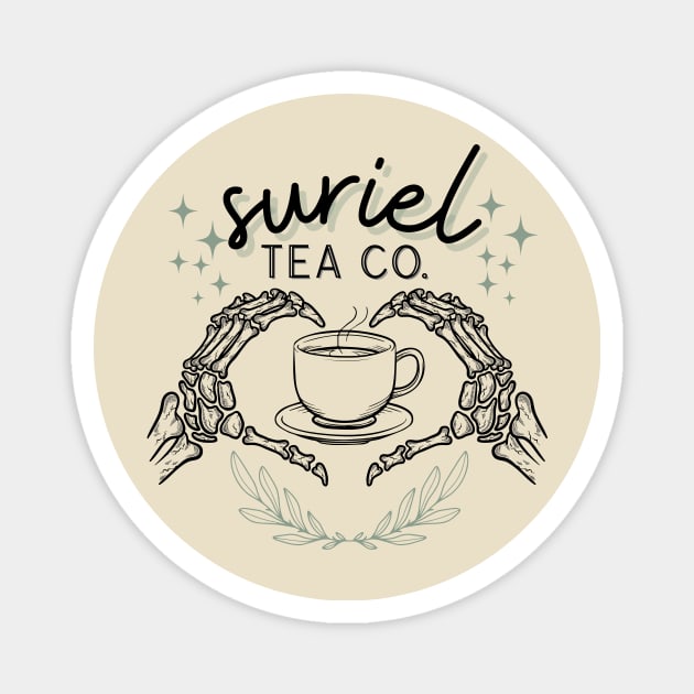 Suriel Tea Co Magnet by Fabled Threads